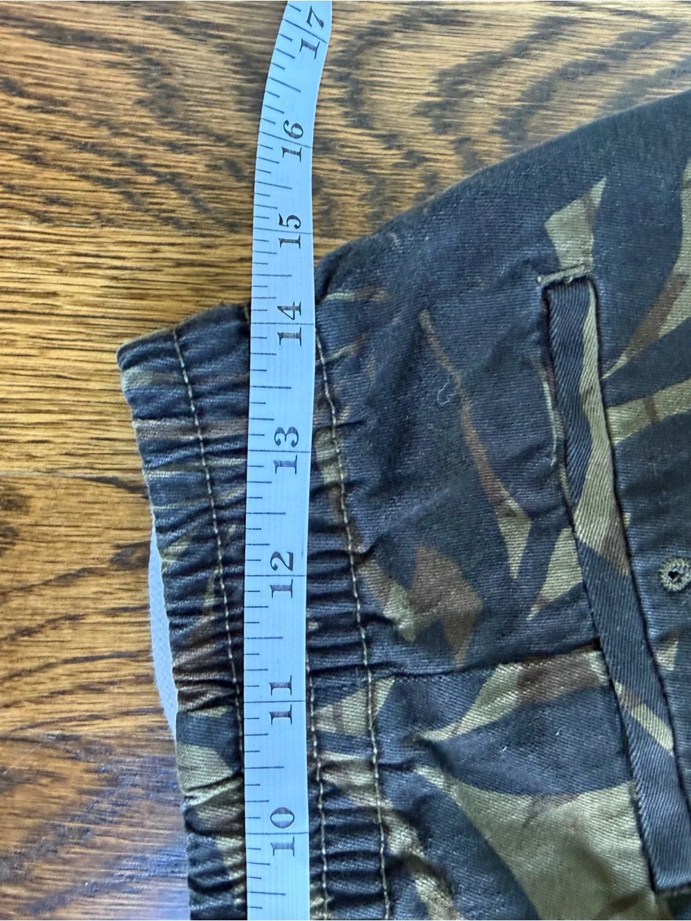 J. Crew Men’s Cotton Camo Leaf Casual Lounge Autumn Dark Green Shorts